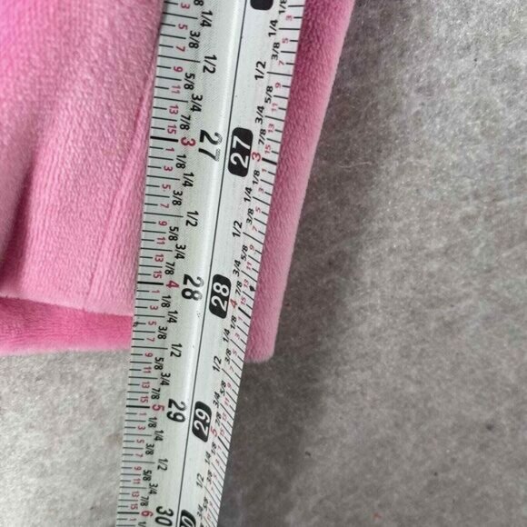 Victorias Secret L TRACKSUIT SET Full-zip Hoodie+jogger pant PINK VELOUR - Picture 15 of 16